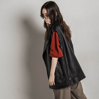 レザーライクライダースベスト | MAYSON GREY (Women)/メイソングレイ