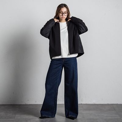 新品　今季　メイソングレイ　ダンボール×キルティングノーカラーブルゾン ダンボール×キルティングノーカラーブルゾン | MAYSON GREY