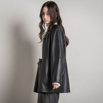 ＥＧＧレザーライクブルゾン