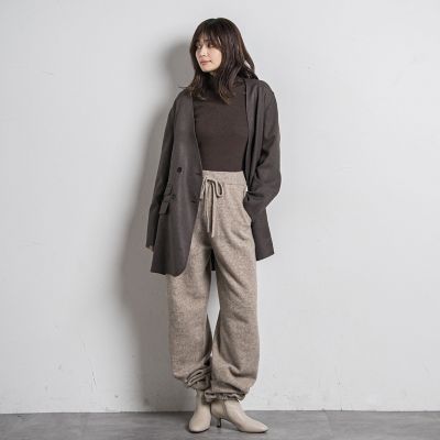【カタログ掲載】ノーカラーダブルブレストオーバージャケット