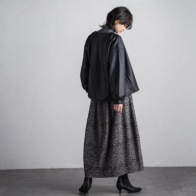 【ＷＥＢ限定】マシュマロコーティングドロストノーカラージャケット≪手洗い可能≫