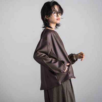 【ＷＥＢ限定】マシュマロコーティングドロストノーカラージャケット≪手洗い可能≫