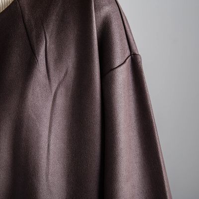 【ＷＥＢ限定】マシュマロコーティングドロストノーカラージャケット≪手洗い可能≫