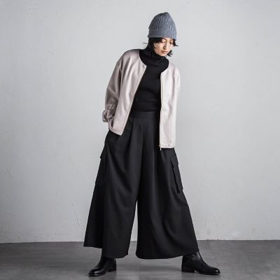 【ＷＥＢ限定】マシュマロコーティングドロストノーカラージャケット≪手洗い可能≫