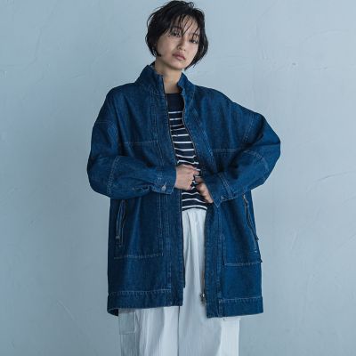 ＜MAYSON GREY（Women）＞デニムジップカバーオール