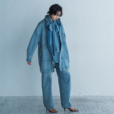デニムジップカバーオール | MAYSON GREY (Women)/メイソングレイ