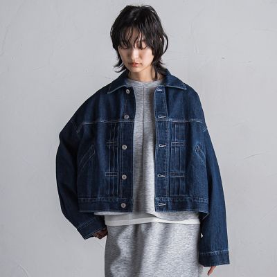 【ＷＥＢ限定】クロップドデニムジャケット≪洗濯機で洗える≫