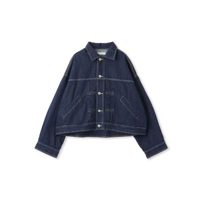 【ＷＥＢ限定】クロップドデニムジャケット≪洗濯機で洗える≫