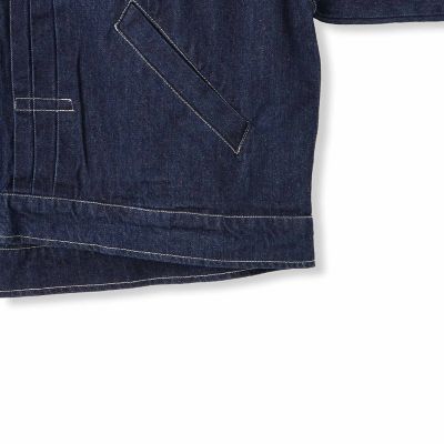 【ＷＥＢ限定】クロップドデニムジャケット≪洗濯機で洗える≫