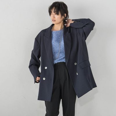 ダブルブレストオーバージャケット≪手洗い可能≫