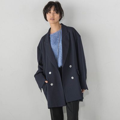 ダブルブレストオーバージャケット≪手洗い可能≫