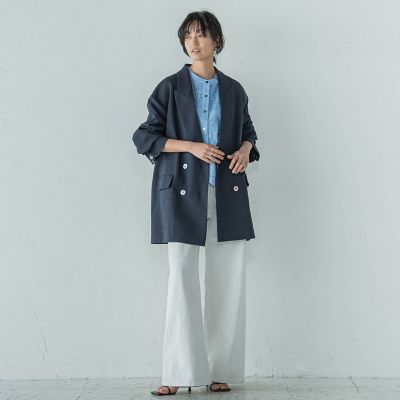 ダブルブレストオーバージャケット≪手洗い可能≫