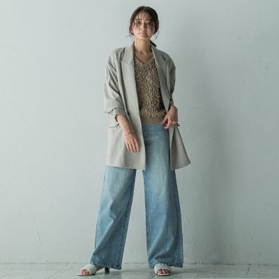 ダブルブレストオーバージャケット≪手洗い可能≫
