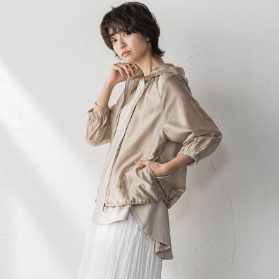 オーガンジーフーディブルゾン≪手洗い可能≫ | MAYSON GREY (Women