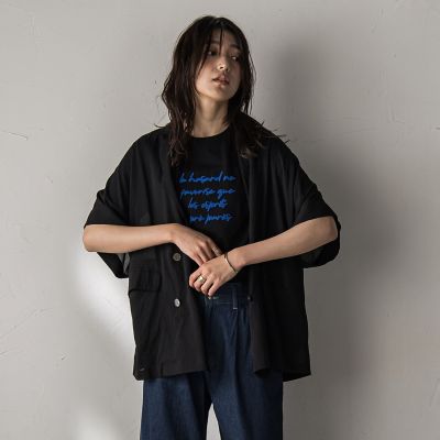 ダブルブレスト半袖ジャケット≪手洗い可能≫ | MAYSON GREY