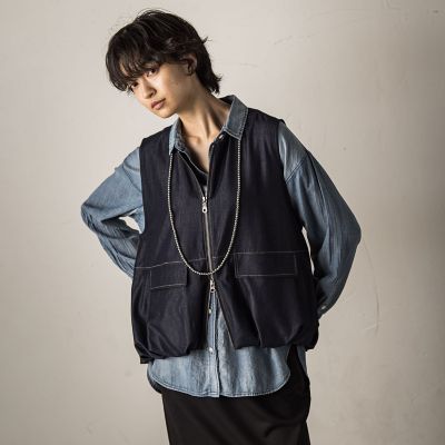 リネンのもんぺ　アップルグリーン　短め ROPÉ PICNIC R(ロペピクニック アール) / フロントジップ