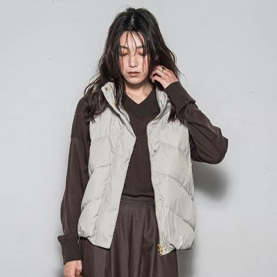 WEB限定】スタンドカラーダウンベスト | MAYSON GREY (Women