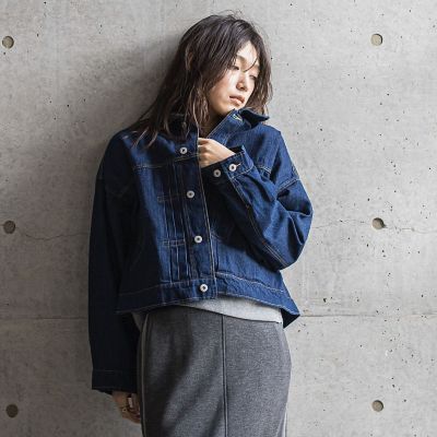 WEB限定】デニムクロップドジャケット≪洗濯機で洗える≫ | MAYSON