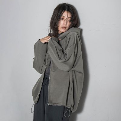 ＜MAYSON GREY（Women）＞【ＷＥＢ限定】フードジップダンボールパーカー≪手洗い可能≫