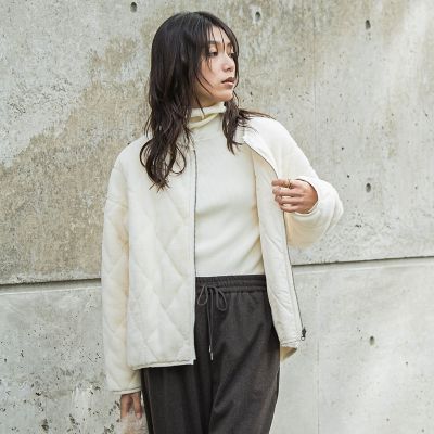 キルティング×フェイクファーリバーシブルブルゾン | MAYSON GREY