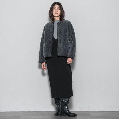 キルティング×フェイクファーリバーシブルブルゾン | MAYSON GREY