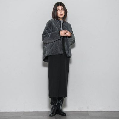 キルティング×フェイクファーリバーシブルブルゾン | MAYSON GREY