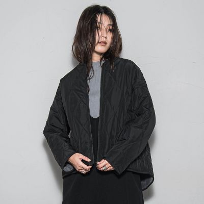 キルティング×フェイクファーリバーシブルブルゾン | MAYSON GREY