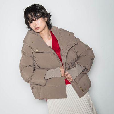 ＜MAYSON GREY（Women）＞袖口リブシームレスダウンジャケット