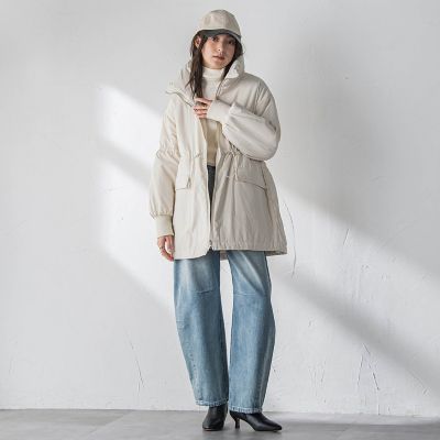 週末セール‼️【美品】ライムインク　リバーシブル　中綿デニムコート 週末セール‼️【美品】ライムインク リバーシブル 中綿デニムコート