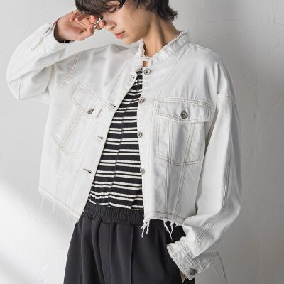 デニムショートジャケット≪洗濯機で洗える≫ | MAYSON GREY (Women