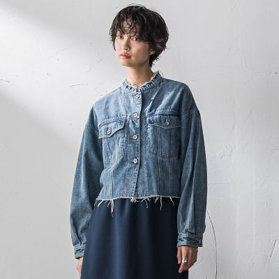 デニムショートジャケット≪洗濯機で洗える≫ | MAYSON GREY（Women