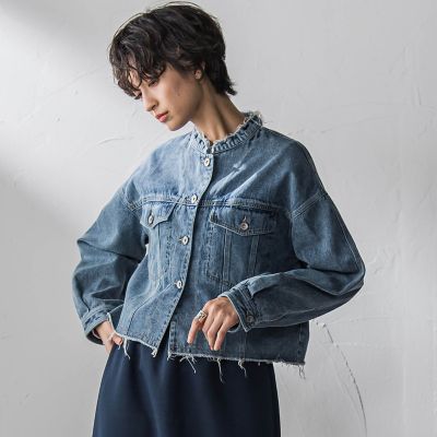 y's ワイズ　シルクシャツジャケット　染め加工　ショート丈　ウォッシュ加工 洗える／吸水速乾／UVカット／接触冷感】ストレッチジョーゼット