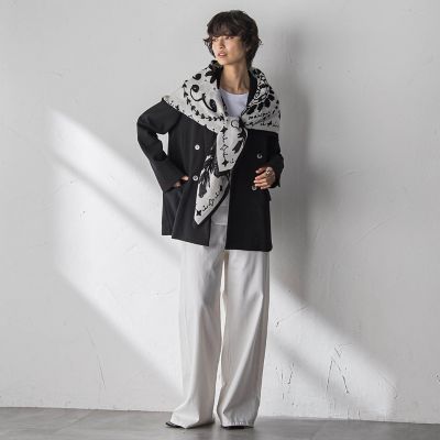 えらべるSET UP】叶えるダブルブレストジャケット≪手洗い可能