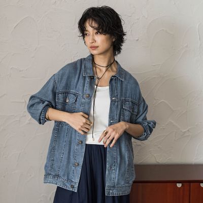 ＜MAYSON GREY（Women）＞ゆれるデニムジャケット