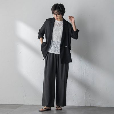ヴィンテージメッシュダブルブレストジャケット | MAYSON GREY (Women