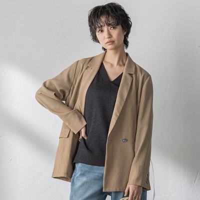 ヴィンテージメッシュダブルブレストジャケット | MAYSON GREY (Women