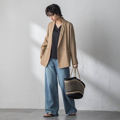 ヴィンテージメッシュダブルブレストジャケット | MAYSON GREY (Women