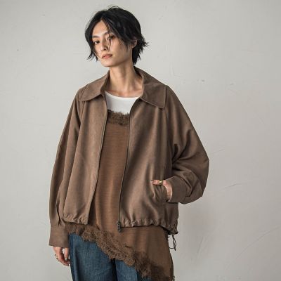 スウェードライクステンカラーブルゾン≪セットアップ対応≫ | MAYSON