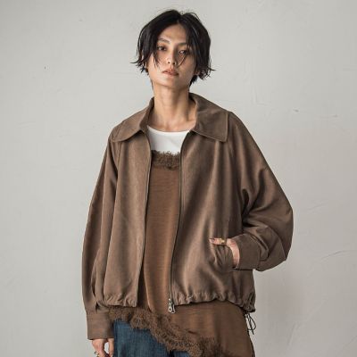 スウェードライクステンカラーブルゾン≪セットアップ対応≫ | MAYSON