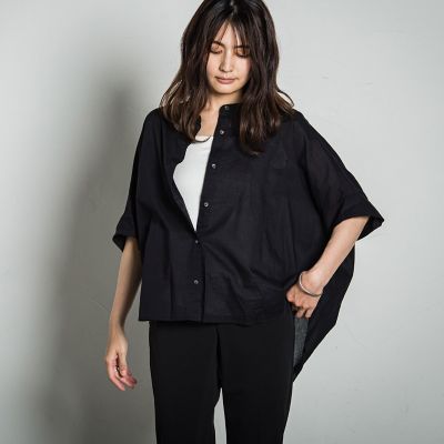 バックギャザー刺繍ブラウス≪手洗い可能≫