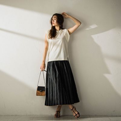 ターンスリーブプルオーバー≪洗濯機で洗える≫
