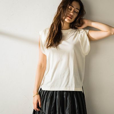 ターンスリーブプルオーバー≪洗濯機で洗える≫