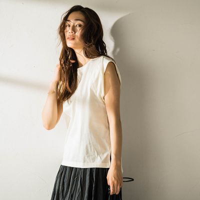 ターンスリーブプルオーバー≪洗濯機で洗える≫