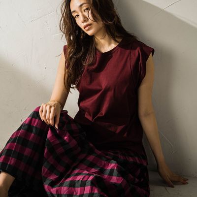ターンスリーブプルオーバー≪洗濯機で洗える≫