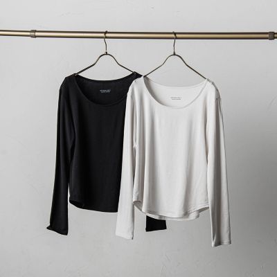 ＜MAYSON GREY（Women）＞スキンウェアＵネックプルオーバー≪手洗い可能≫