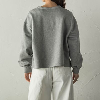 【専用】美品✨今期MAYSON GREY スキッパースウェットプルオーバー スキッパー裏毛スウェットプルオーバー≪洗濯機で洗える