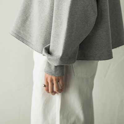 MAYSON GREY / メイソングレイ スキッパー裏毛スウェットプルオーバー≪洗濯機で洗える≫ 楽天市場】スキッパー裏毛スウェットプルオーバー≪洗濯機で