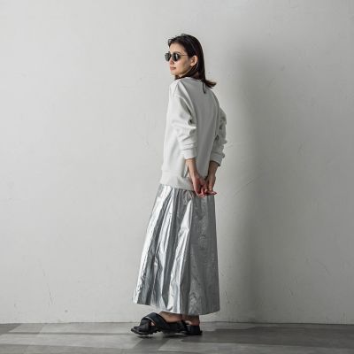 メッセージ刺繍ロゴダンボールプルオーバー≪洗濯機で洗える≫