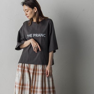 ＜MAYSON GREY（Women）＞【新色追加】ビンテージライクロゴルーズＴシャツ≪手洗い可能≫