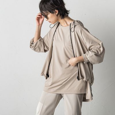 ラッシュガードクロップドパーカー≪洗濯機で洗える≫